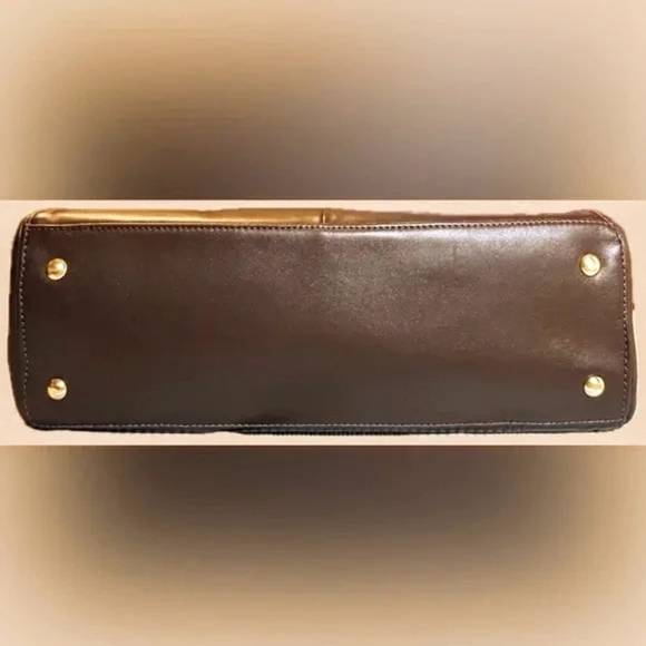 Coach Penelope Peyton Brown Soft Leather Satchel EUC (Full Inclusion) - Picture 9 of 16